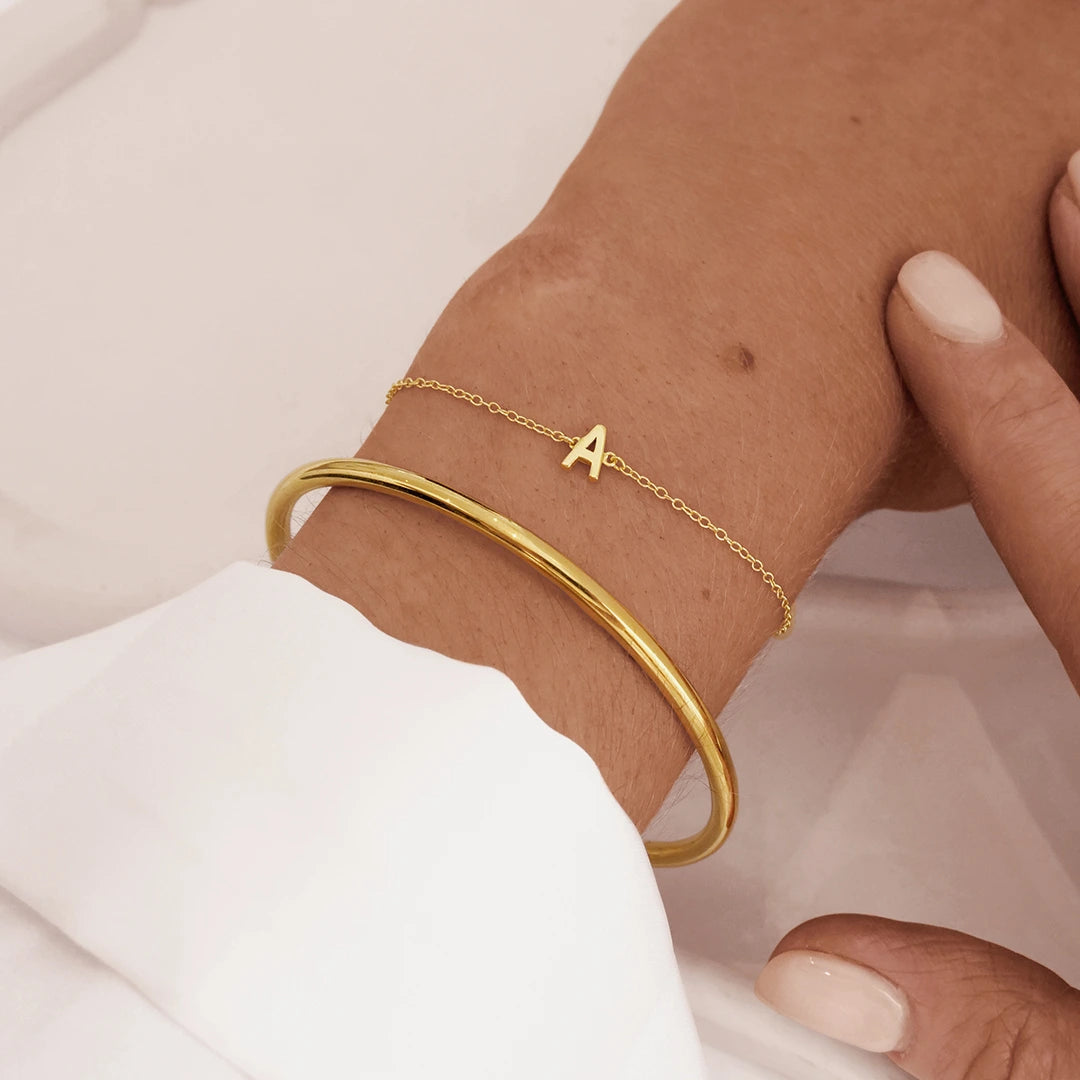 Petite A-Z Letter Bracelets