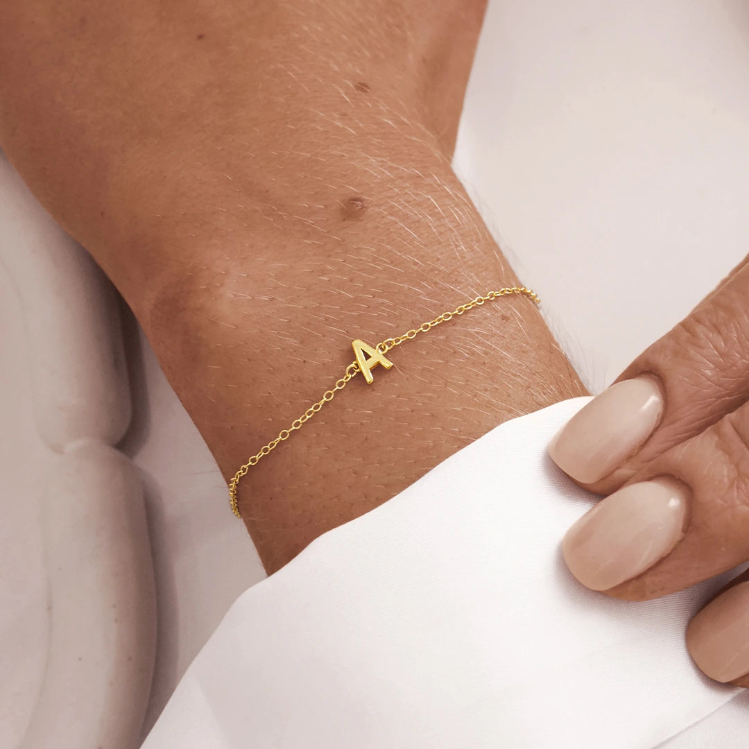 Petite A-Z Letter Bracelets