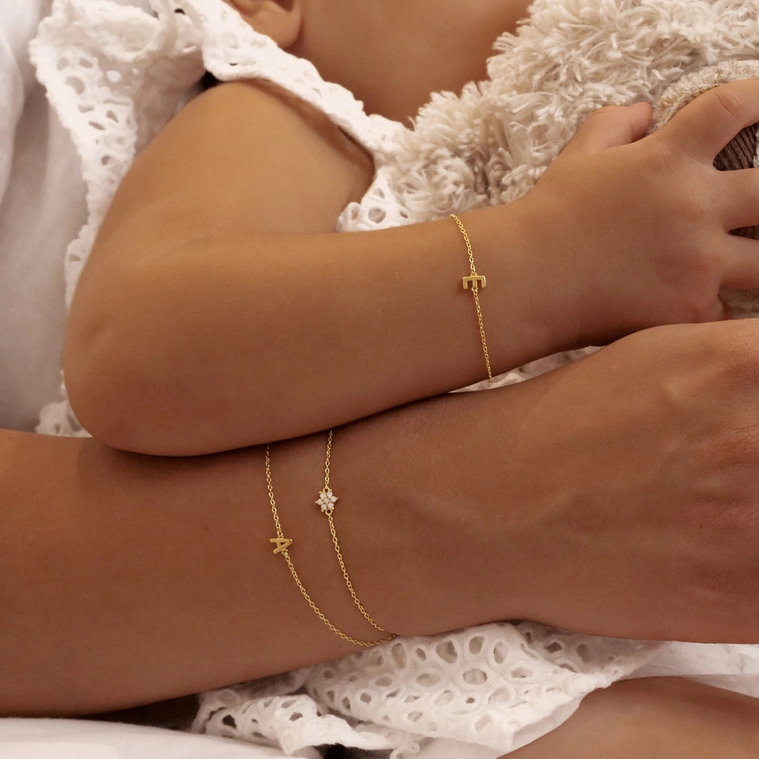 Petite A-Z Letter Bracelets
