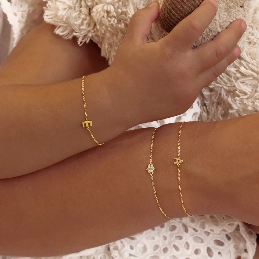 Petite A-Z Letter Bracelets
