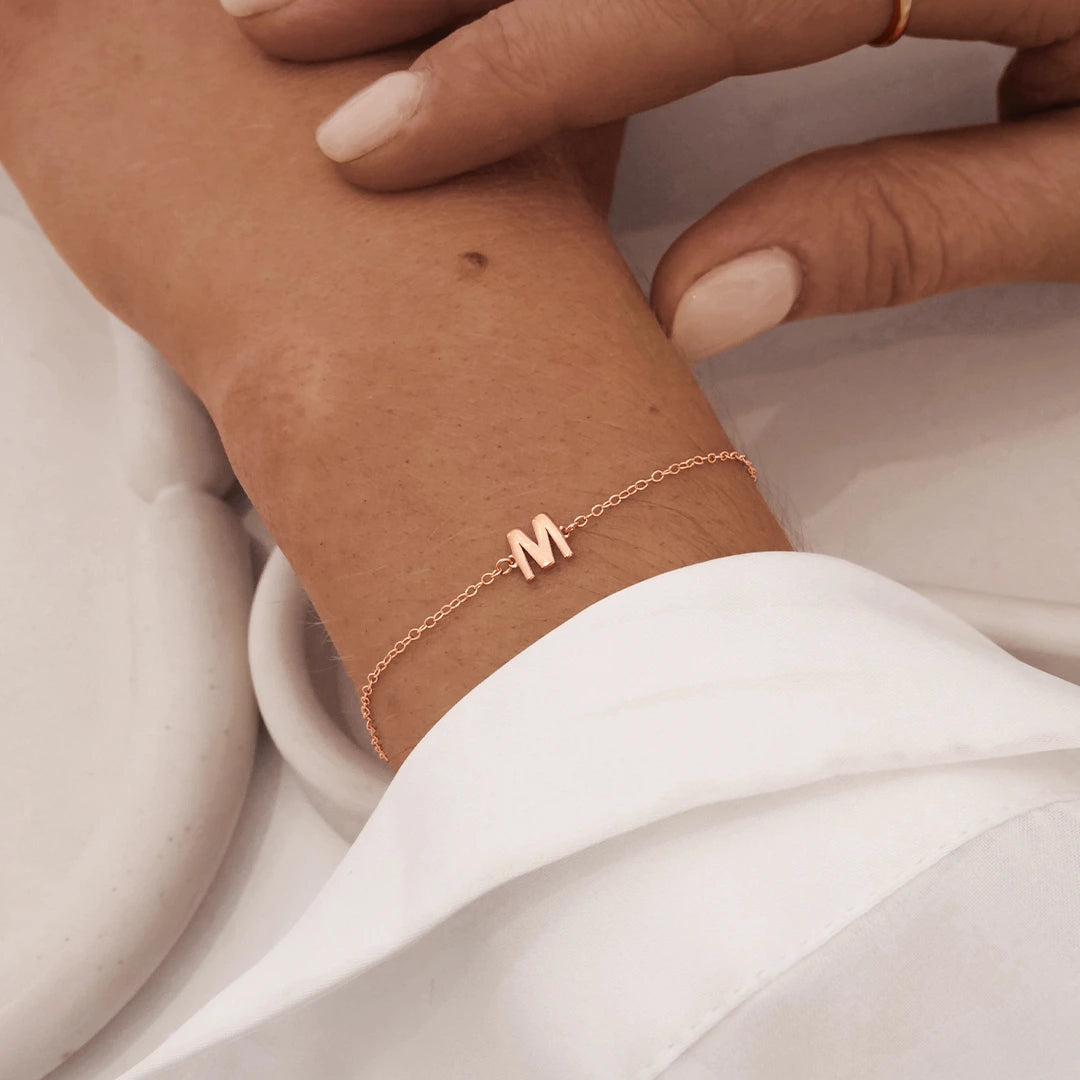 Petite A-Z Letter Bracelets