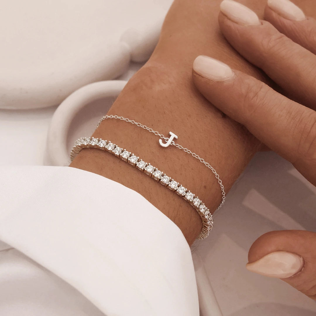 Petite A-Z Letter Bracelets