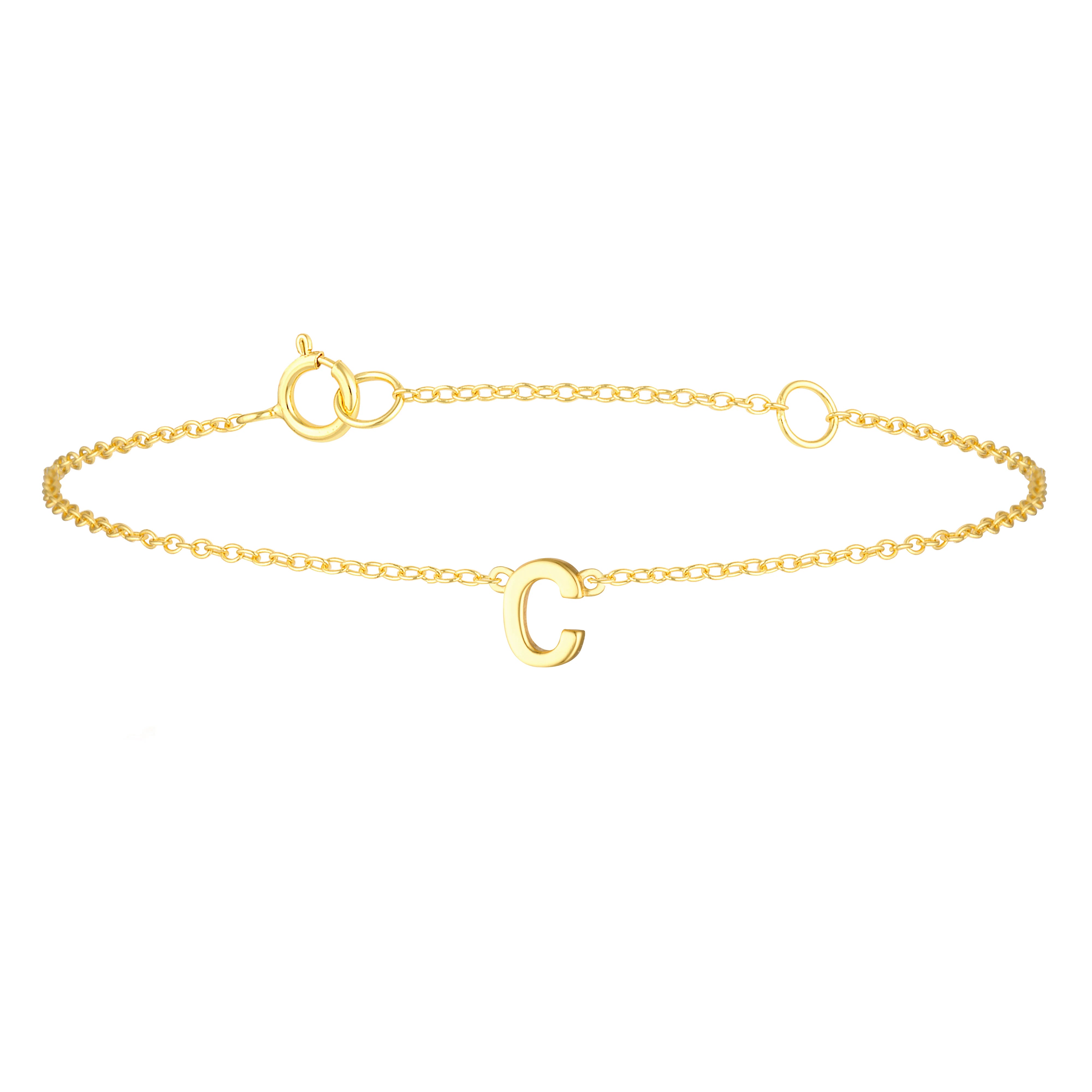 Petite A-Z Letter Bracelets