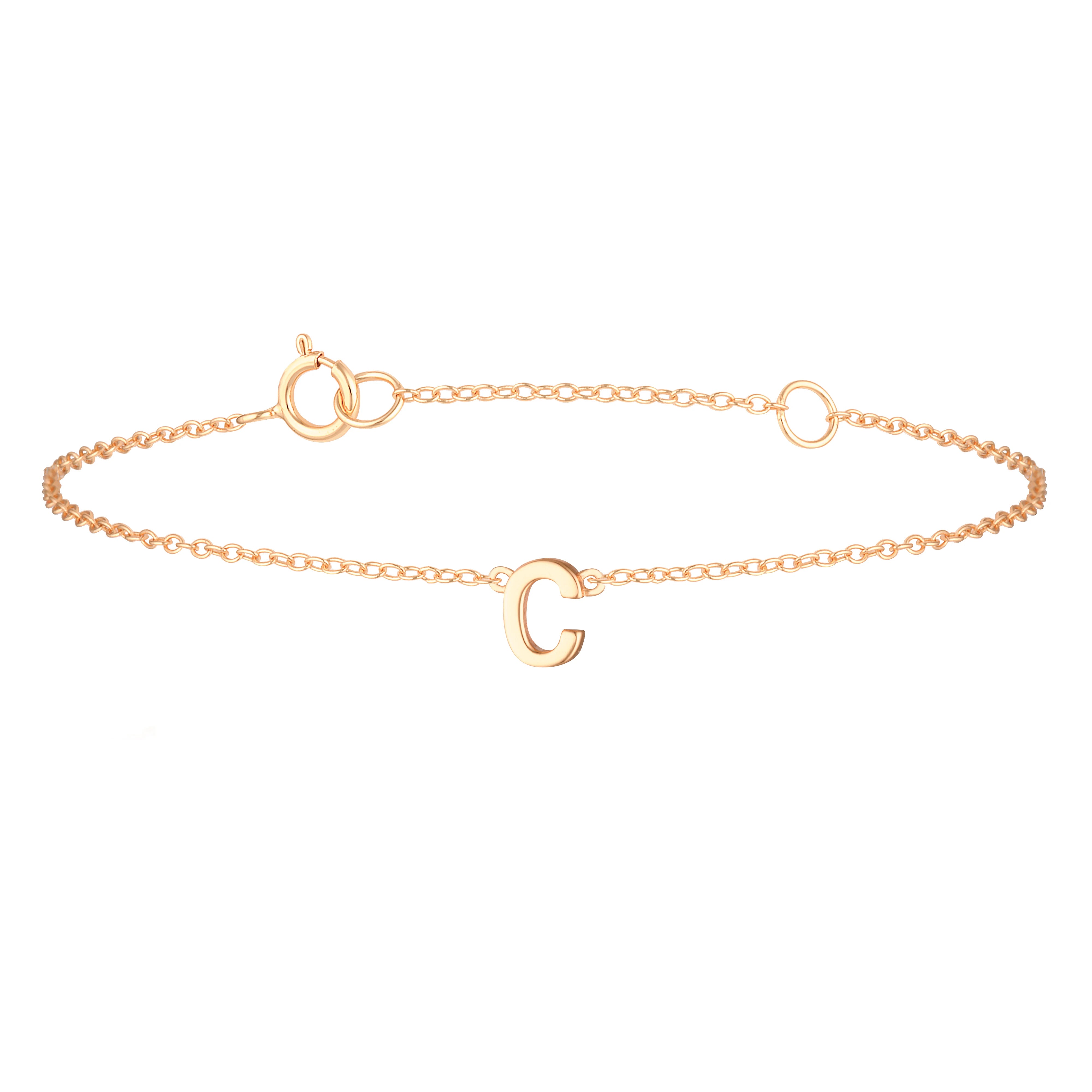 Petite A-Z Letter Bracelets