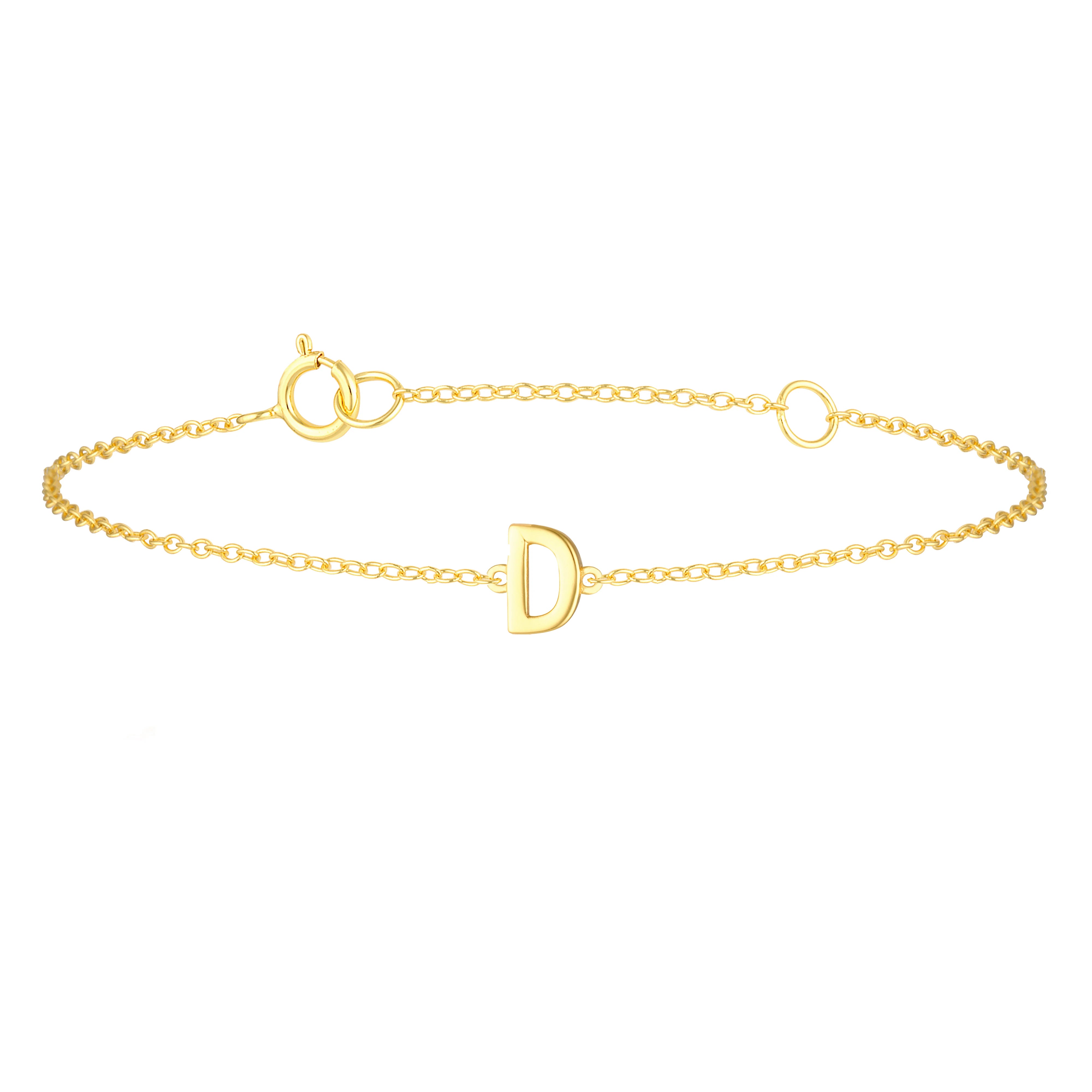 Petite A-Z Letter Bracelets