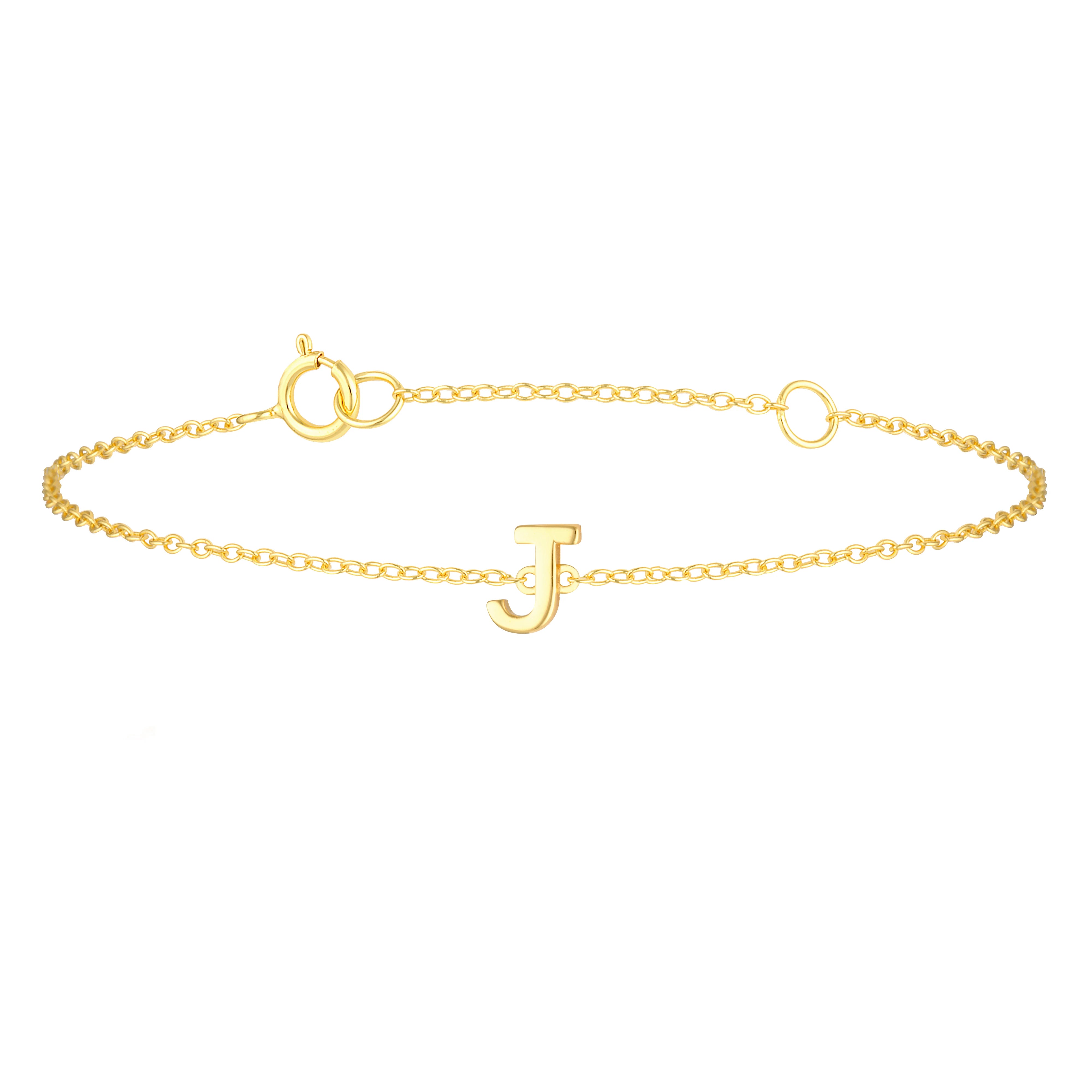 Petite A-Z Letter Bracelets