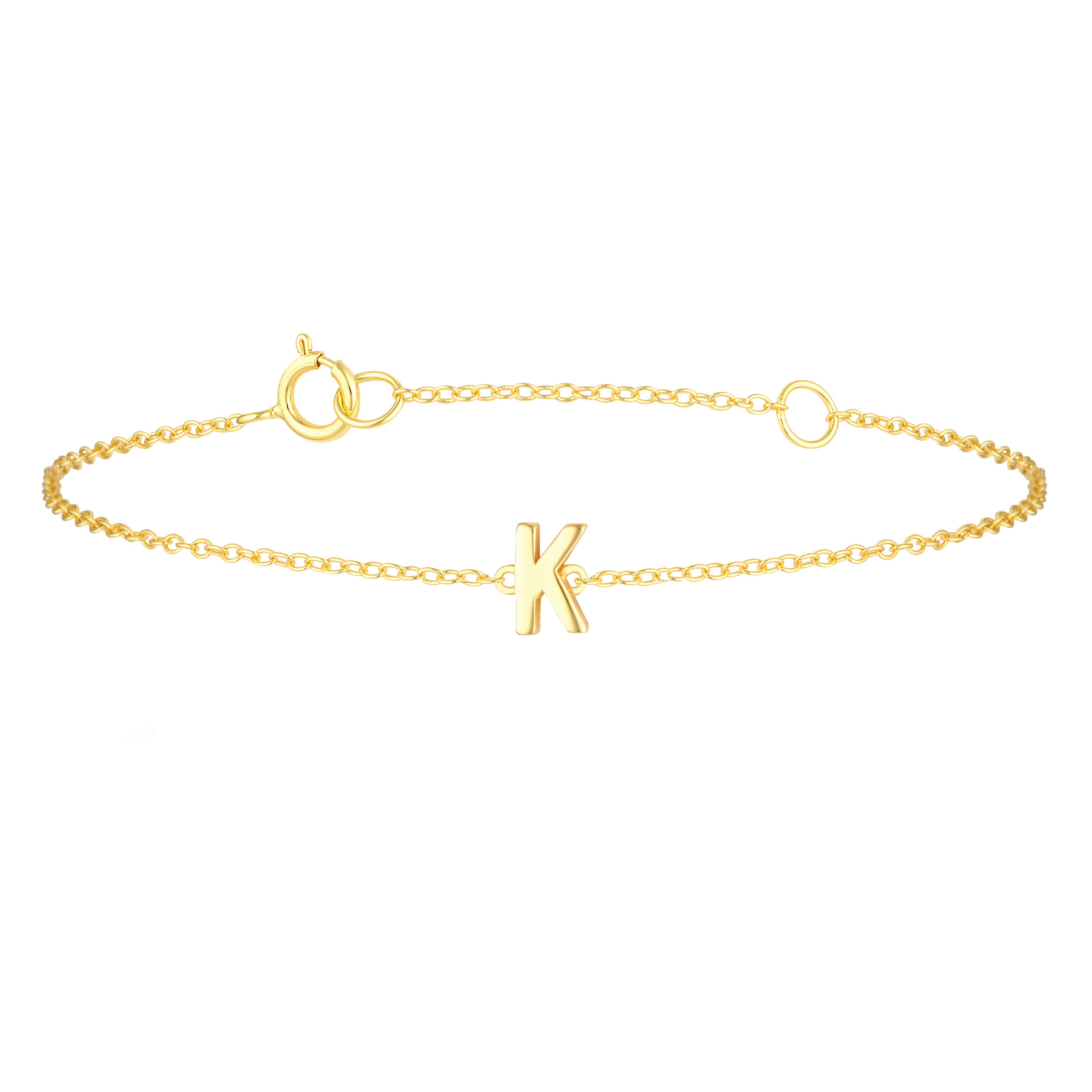 Petite A-Z Letter Bracelets