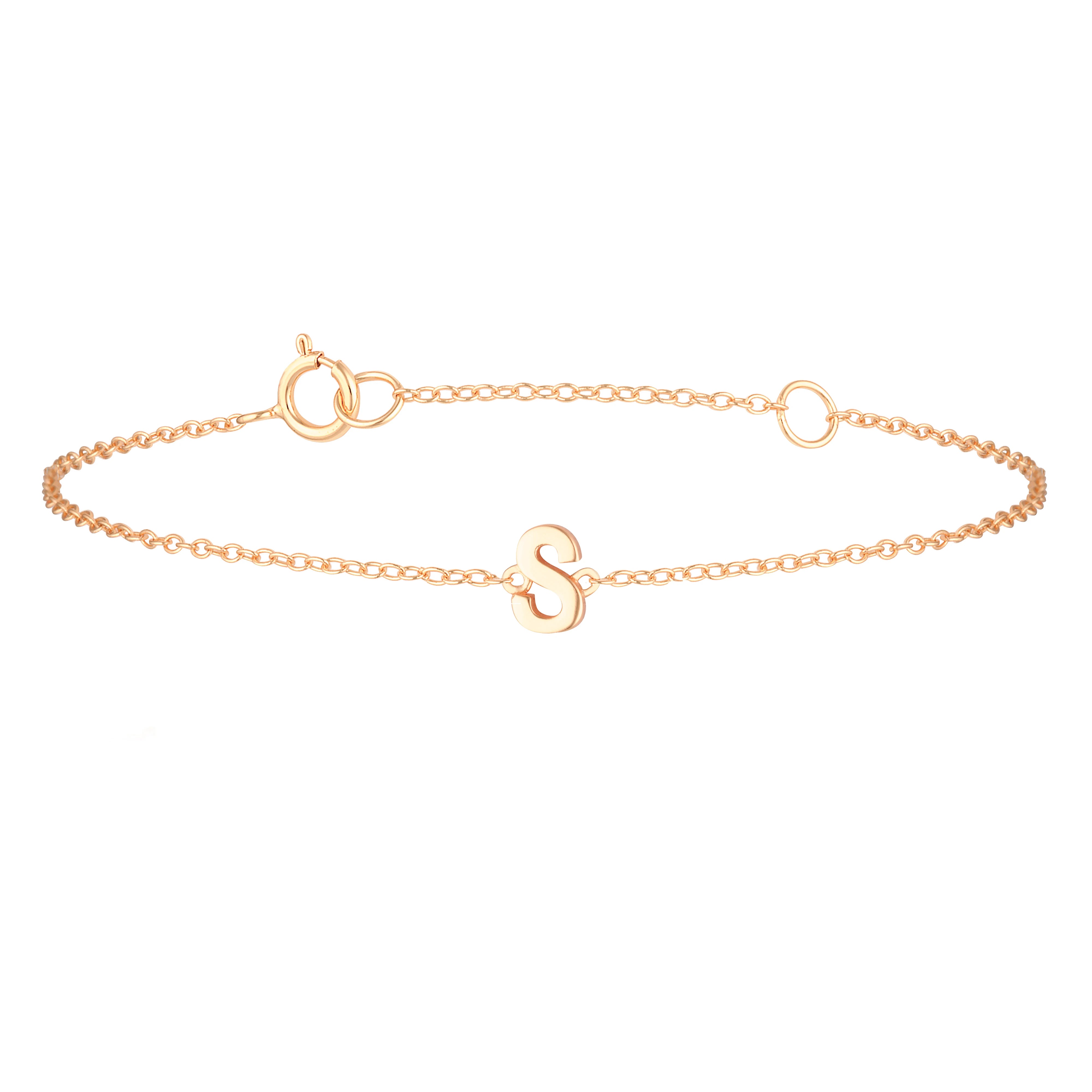Petite A-Z Letter Bracelets