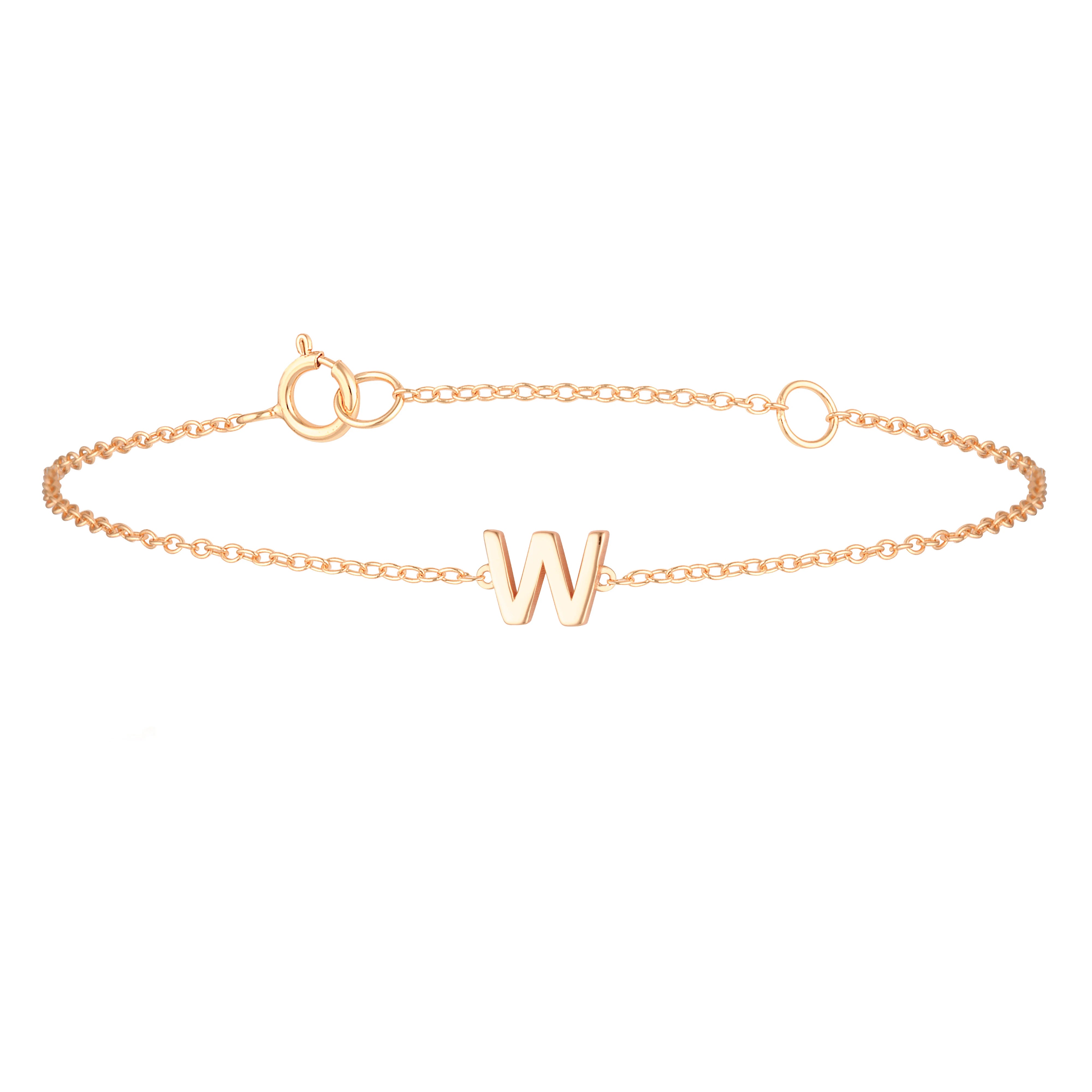 Petite A-Z Letter Bracelets