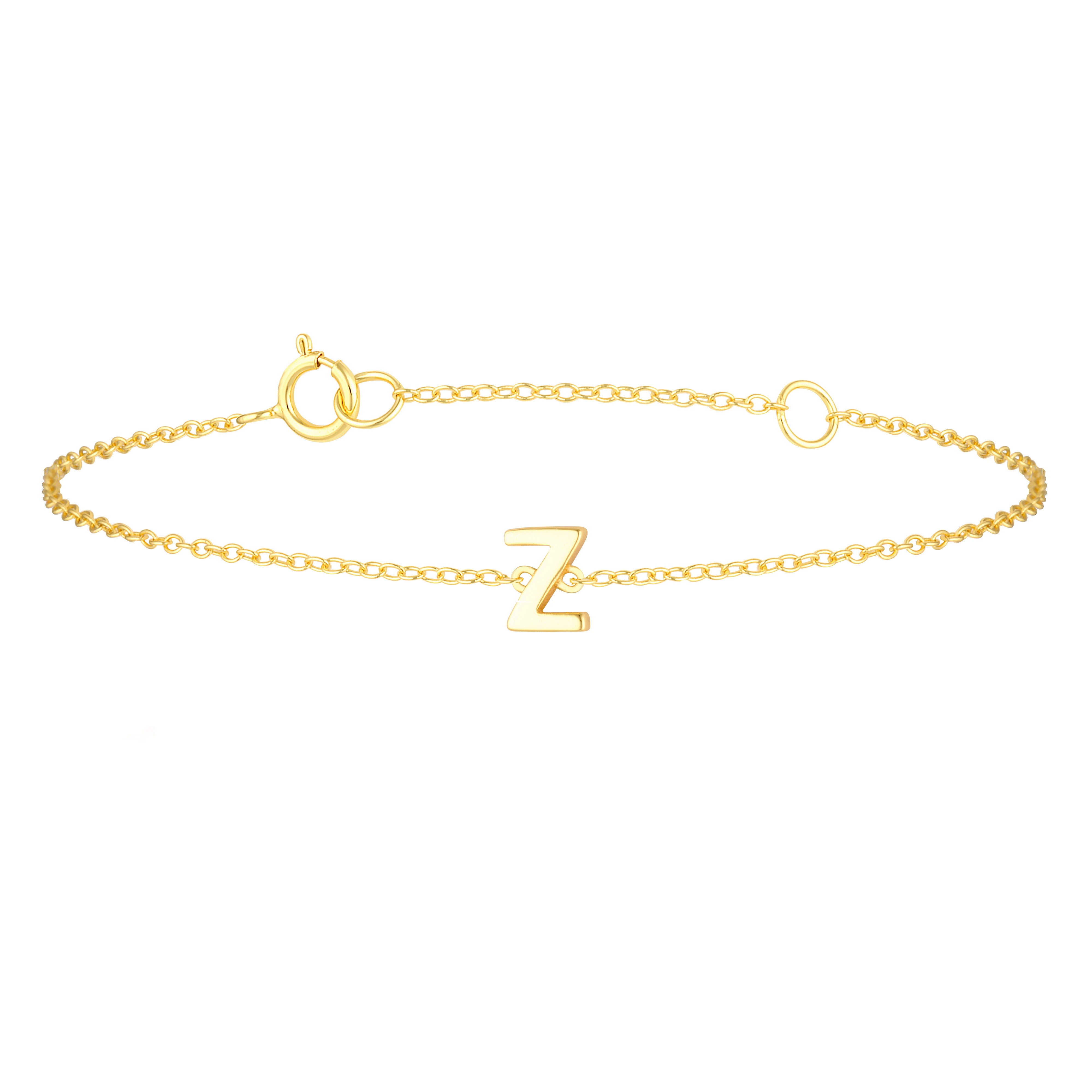 Petite A-Z Letter Bracelets