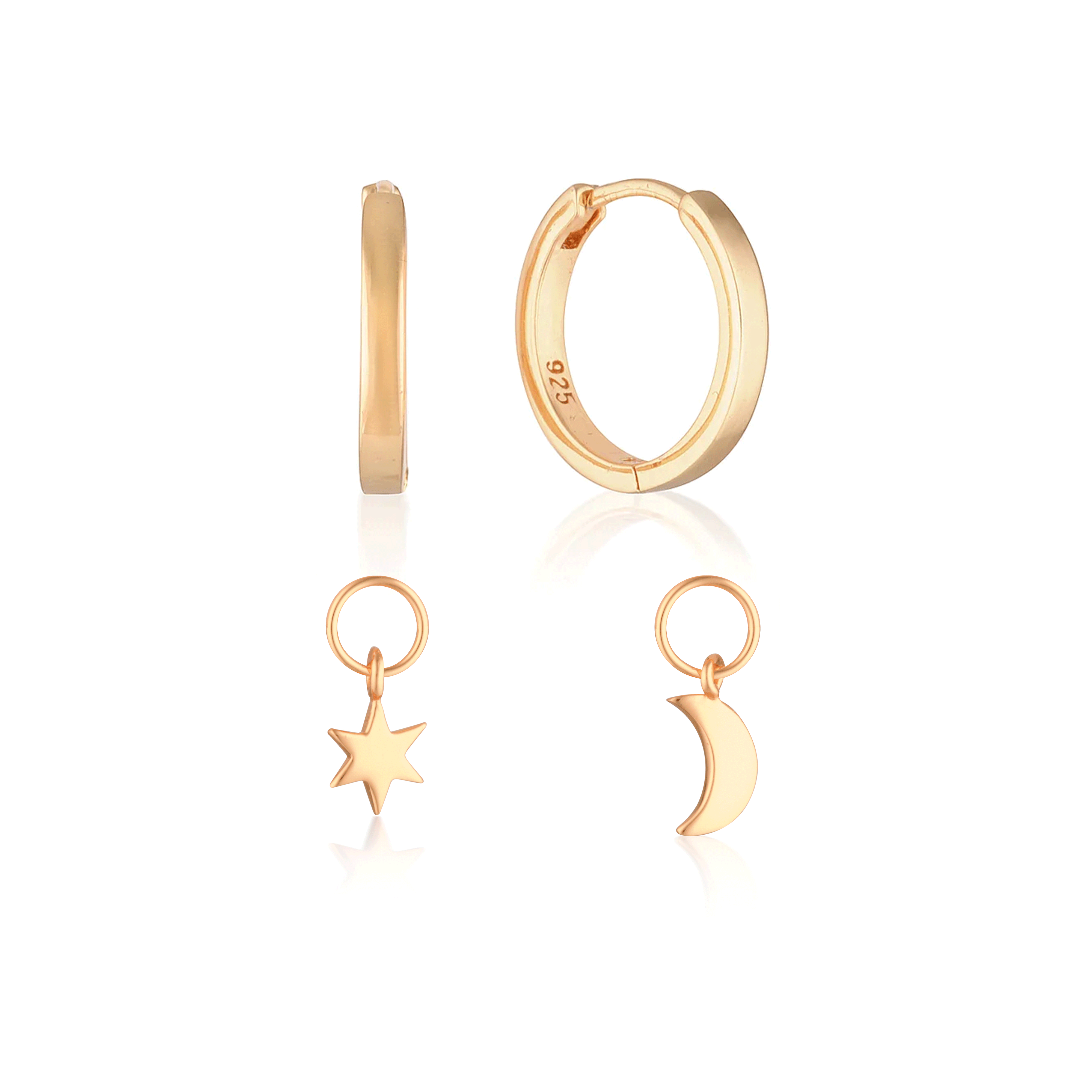 Build Your Earring Set Reese Rose Gold