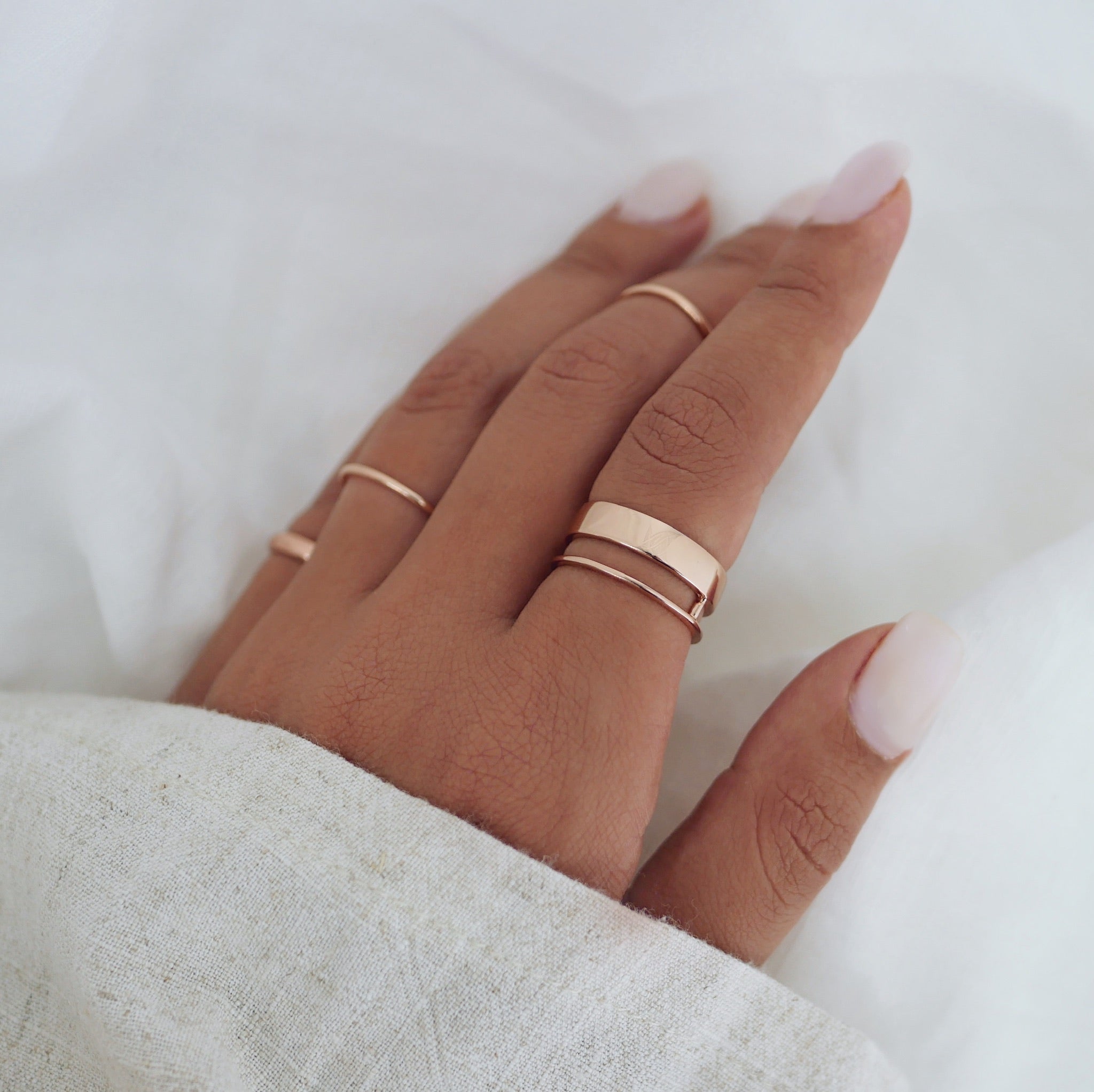 Archie Ring Rose Gold