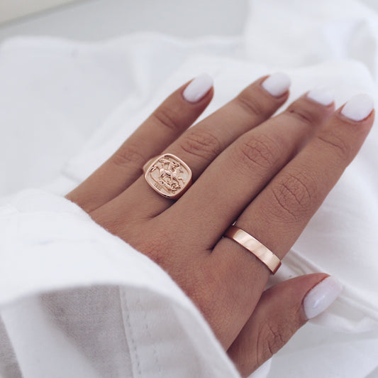 Agia George Ring Rose Gold