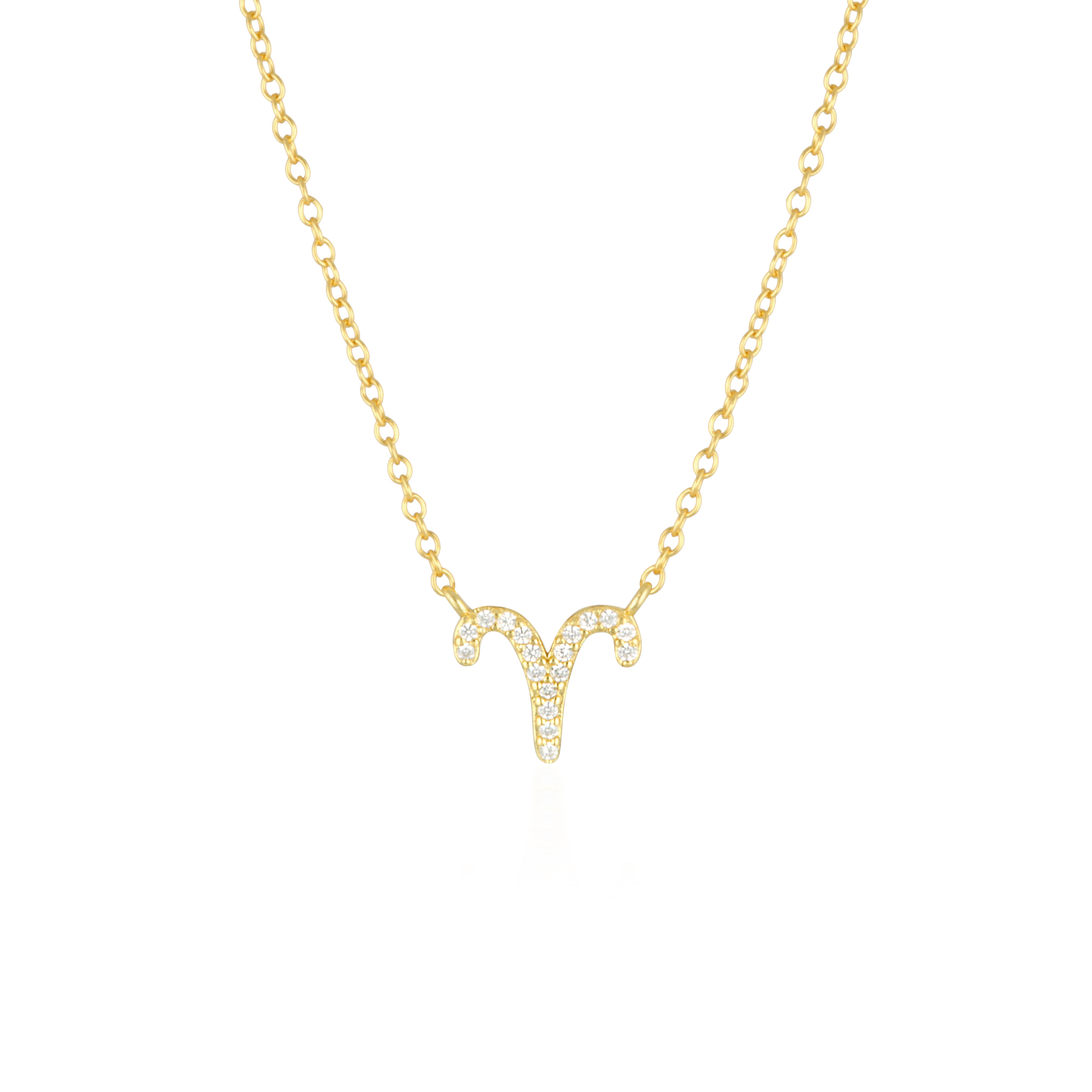 Aries Charm Necklace-zoom-1