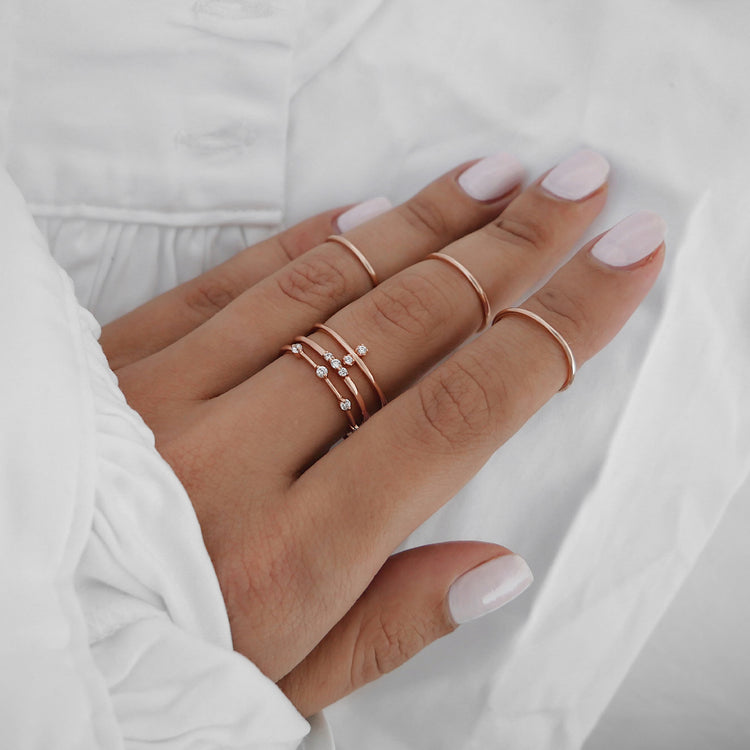 Naomi Ring Rose Gold