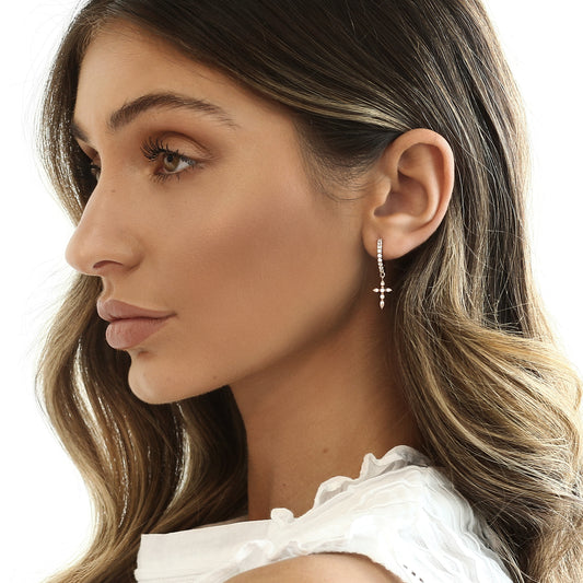 Alexia Earrings Rose Gold