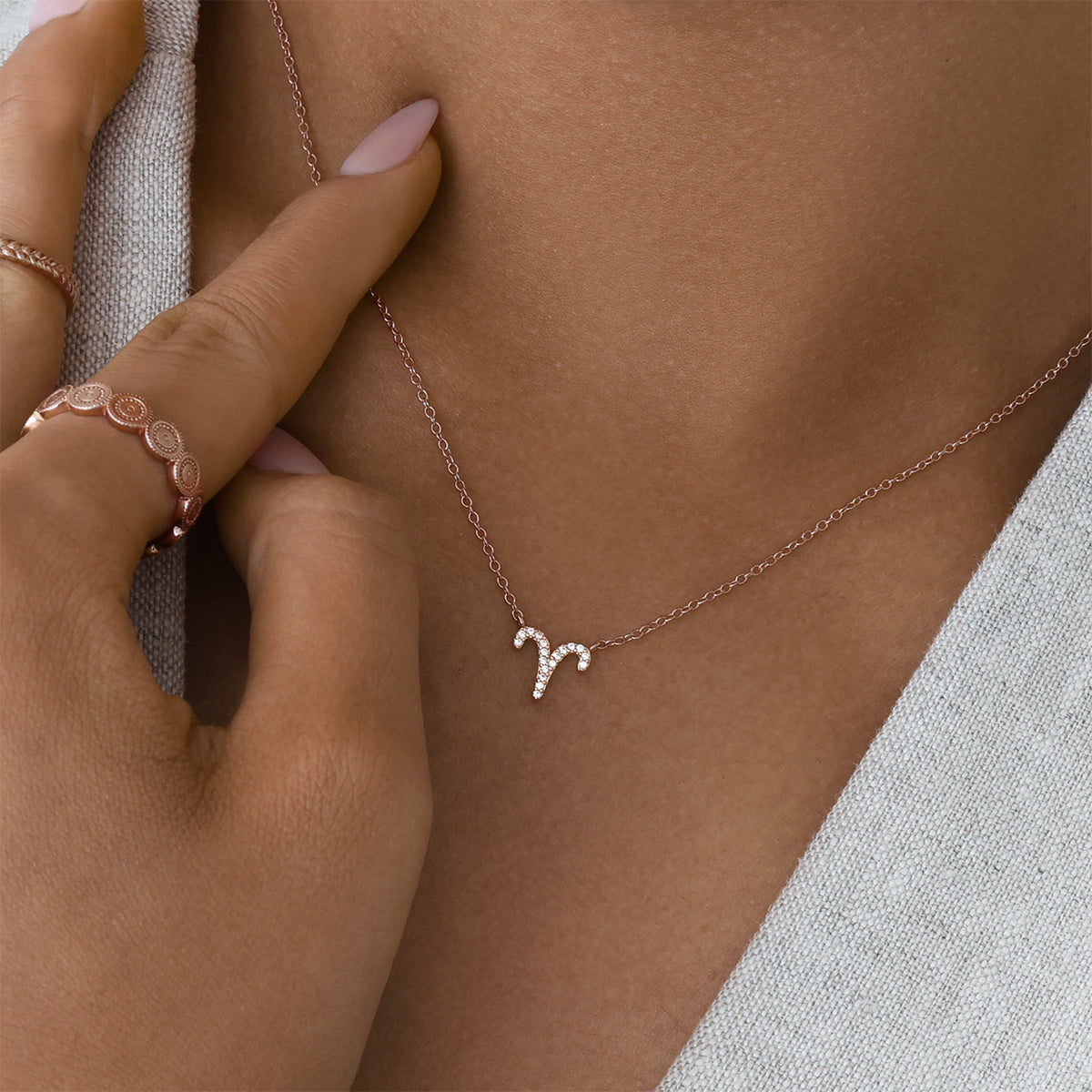 Aries Charm Necklace