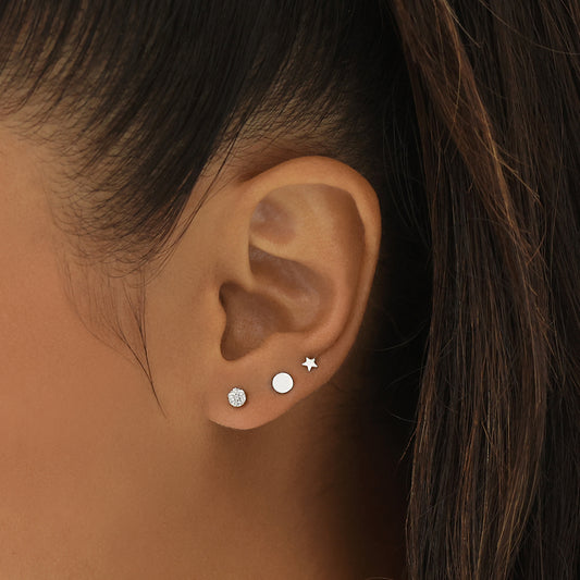 Astrid Earring Set Silver