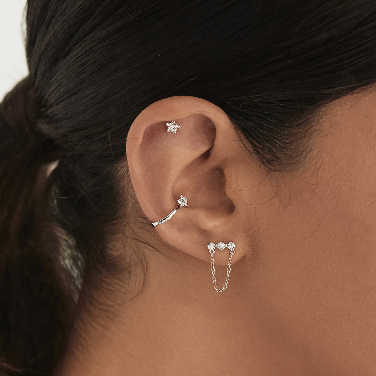 Bel Earring Chain Silver-thumbmail-3