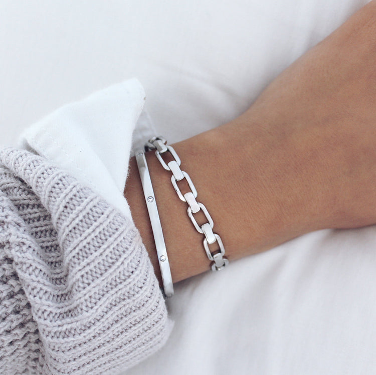 Hunter Cuff Silver