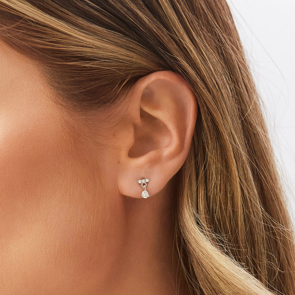 Gemma Earrings Silver