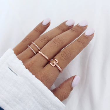 Charlie Ring Rose Gold