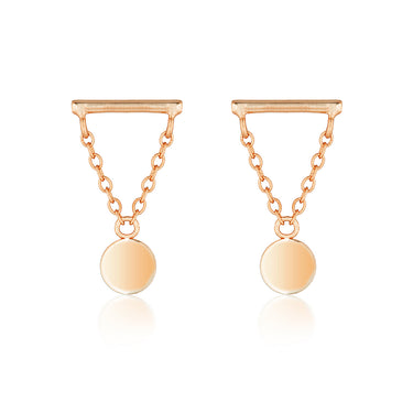 Storm Earrings Rose Gold