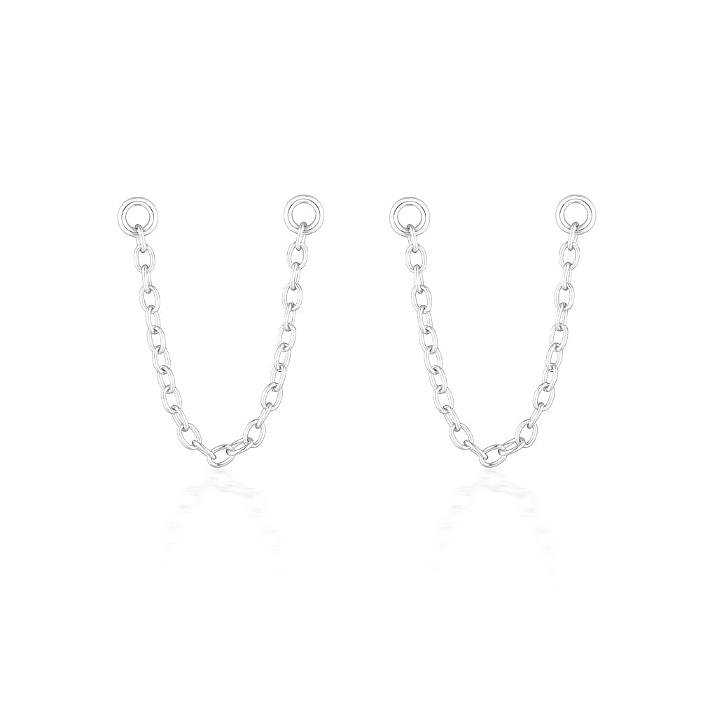 Bel Earring Chain Silver-thumbmail-1