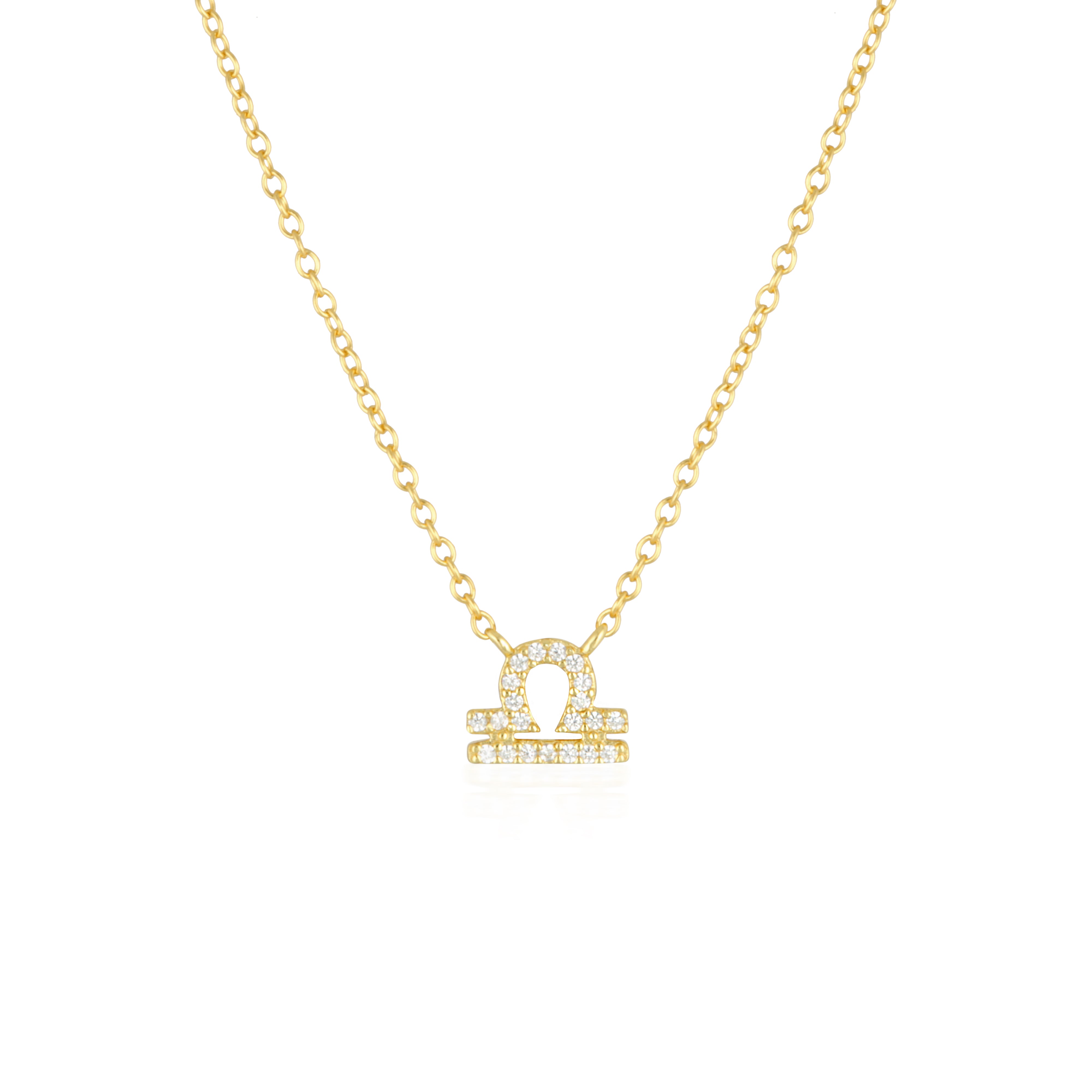 Libra Charm Necklace-zoom-1