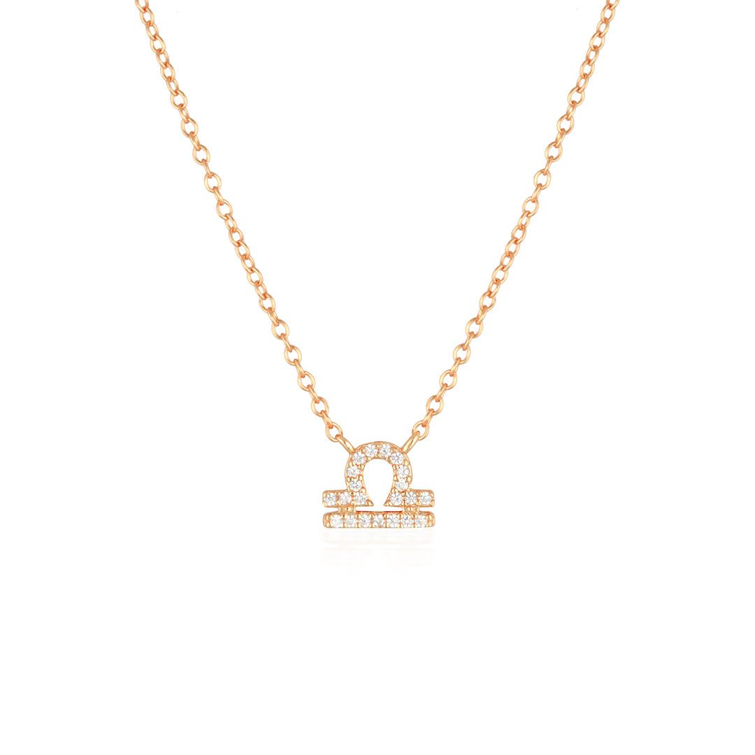 Libra Charm Necklace-zoom-4
