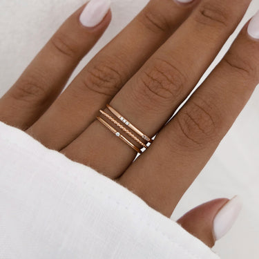 Melitta Ring Set Rose Gold