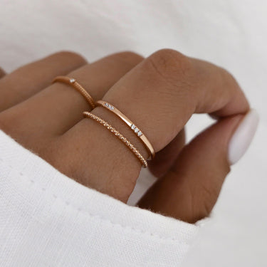 Melitta Ring Set Rose Gold