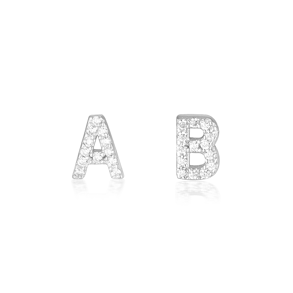A-Z Earrings Silver
