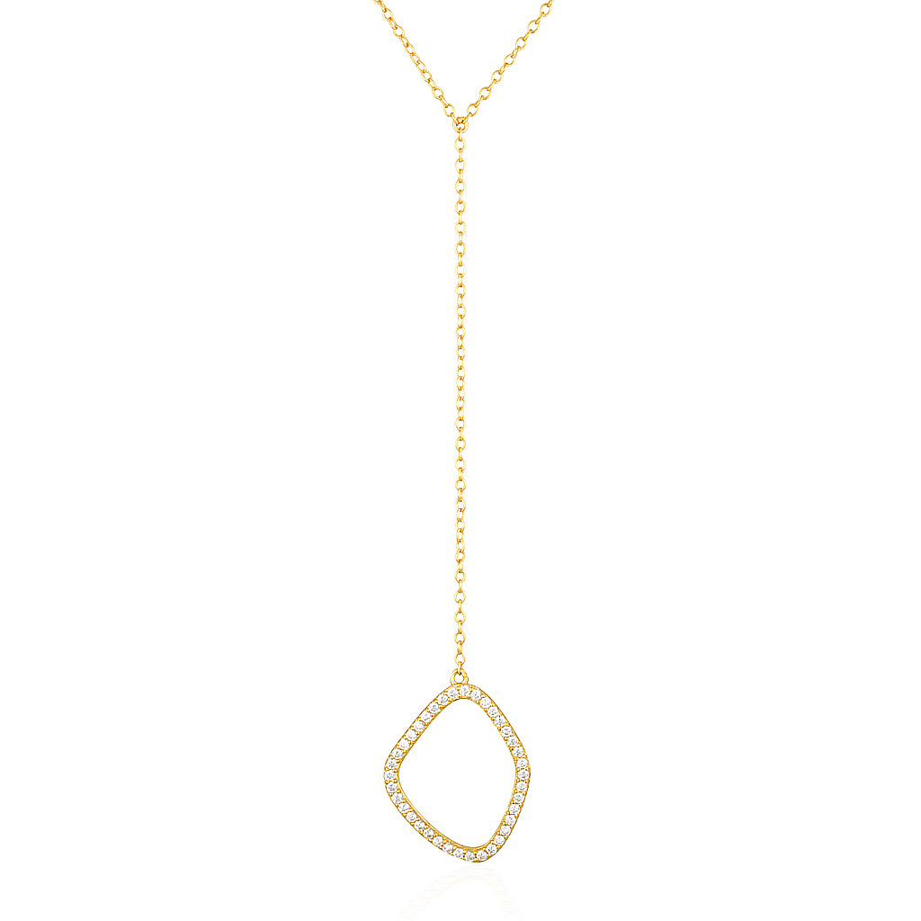 Paola Drop Necklace Gold