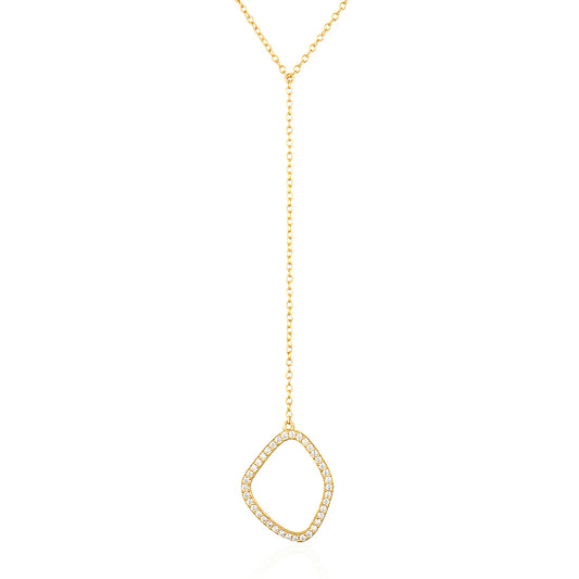 Paola Drop Necklace Gold