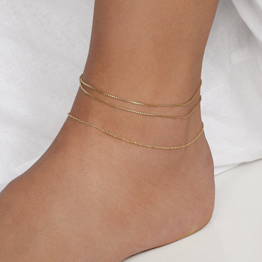 Quinn Anklet Gold