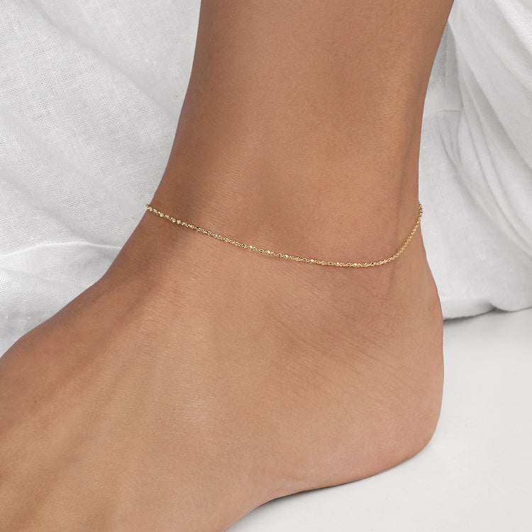 Gold Payal  Gold Anklets for Women in Canada  Dubai Jewellers