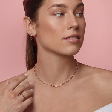 Hunter Necklace Rose Gold
