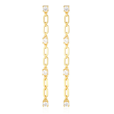 Jacinta Drop Earrings Gold