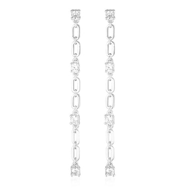 Jacinta Drop Earrings Silver