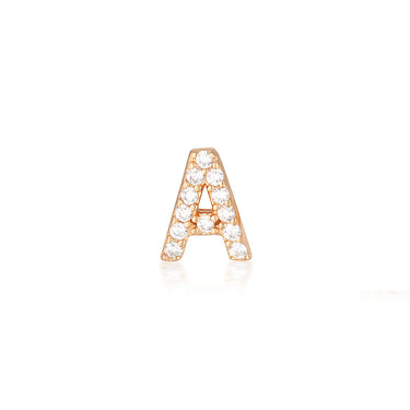 A-Z Earring Rose Gold
