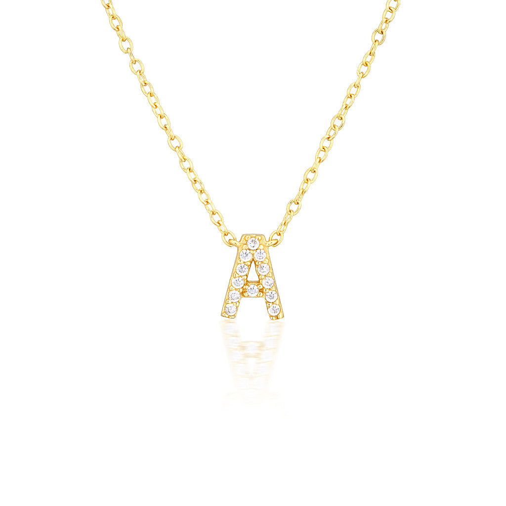 A-Z Necklaces Gold