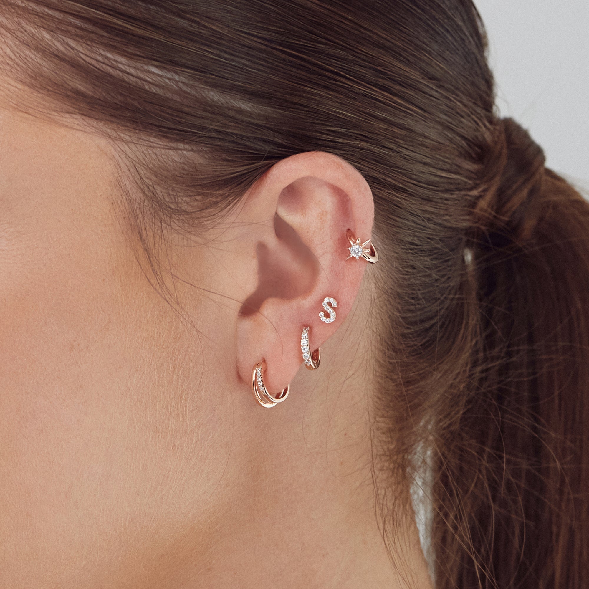 Skye Earrings Rose Gold