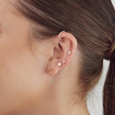 Storm Earrings Rose Gold
