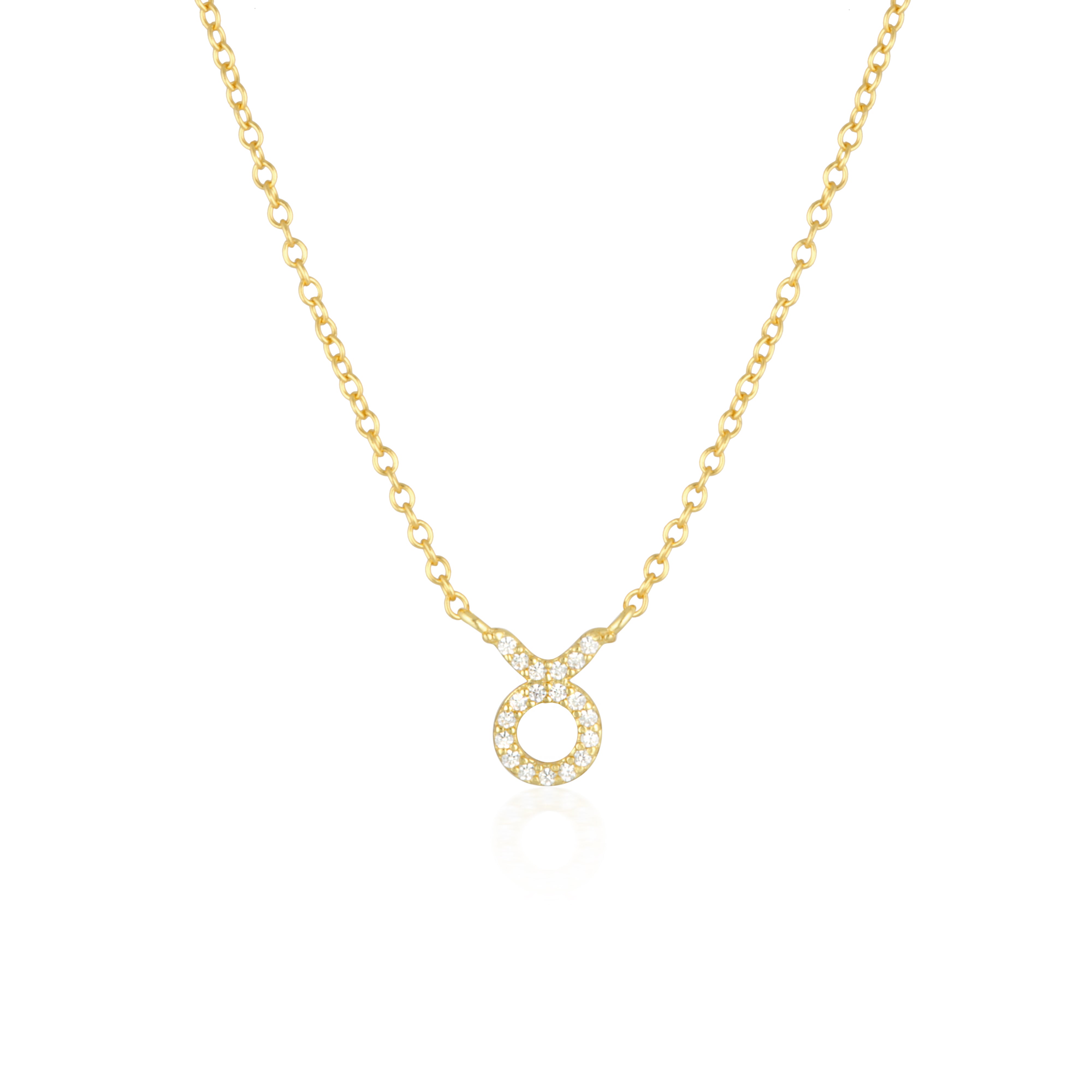 Taurus Charm Necklace-zoom-2