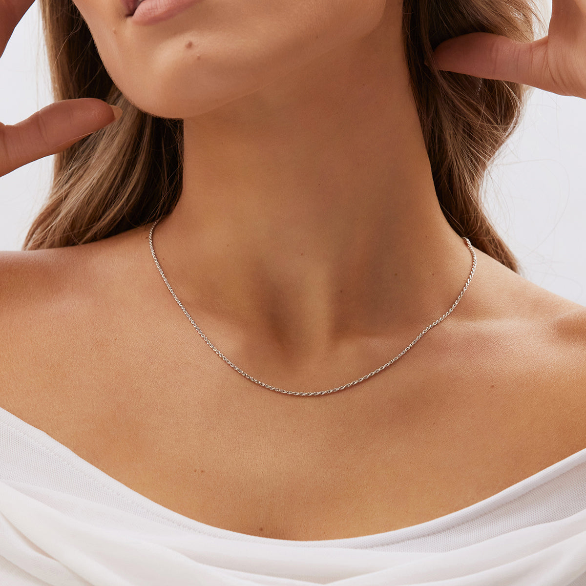 Tessa Necklace Chain Silver