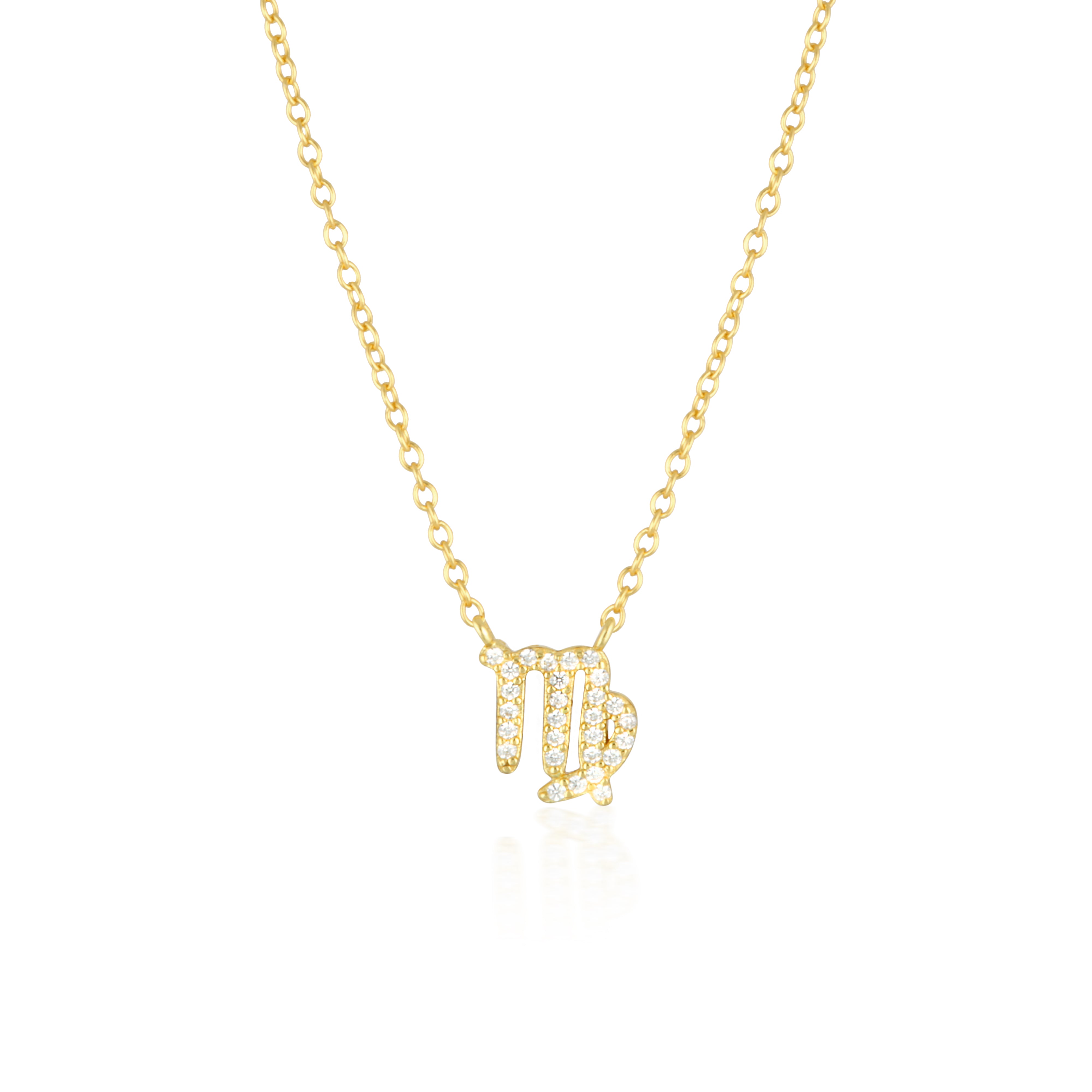Virgo Charm Necklace-zoom-1