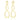 Allegra Drop Earrings Gold